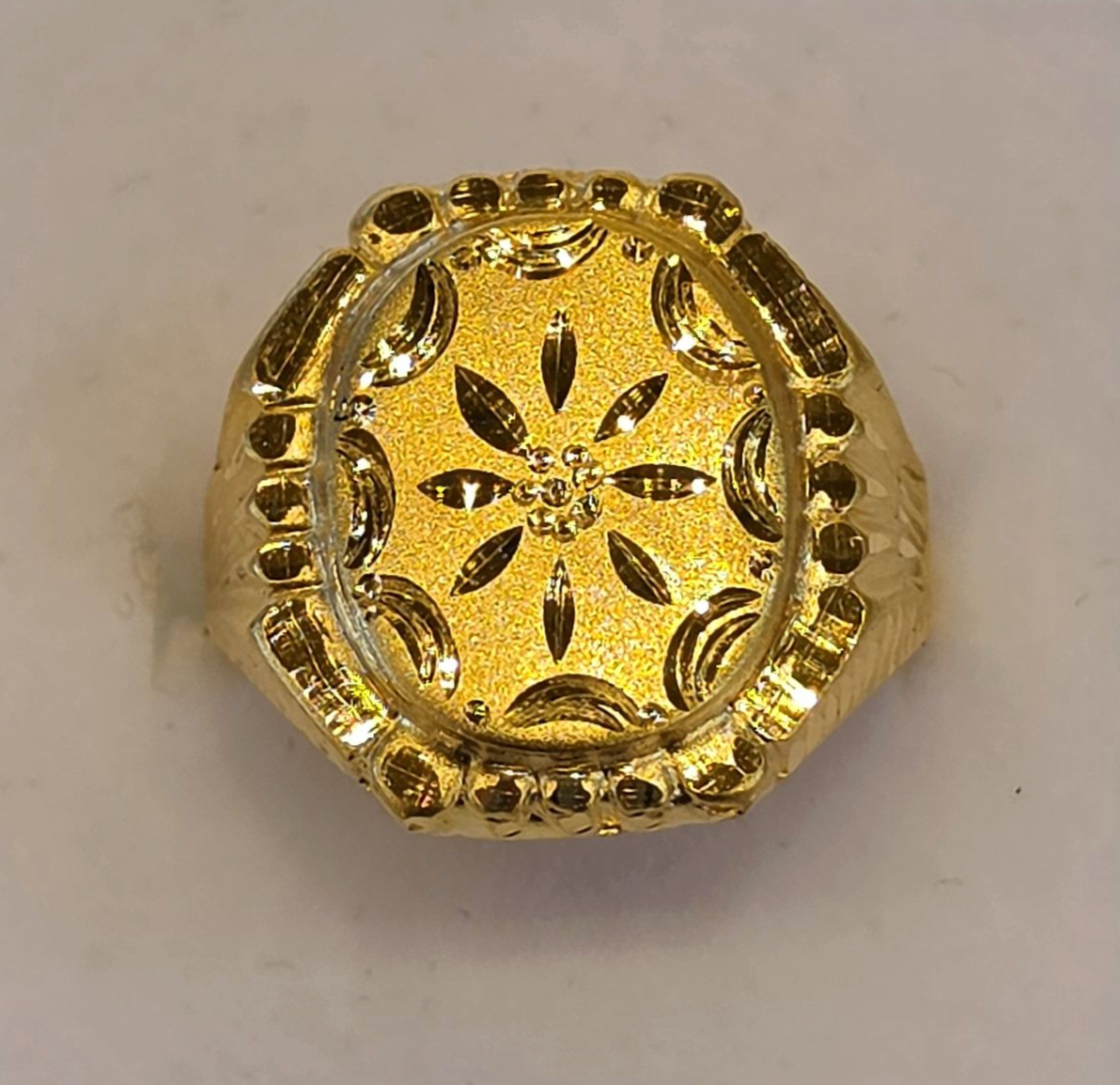 22K Gold Men's Ring