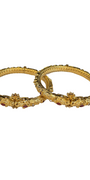 22K Gold Designer Set Of Screw Bangles