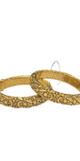 22K Gold Designer Set Of Screw Bangles