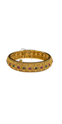 22K Gold Designer Screw Single Bangle