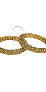 22K Gold Designer Set Of Screw Bangles