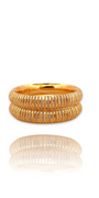 22K Gold Two-tone 2 Pieces Set of Ladies Bangles