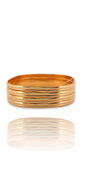 22K Gold Two-tone 4 Pieces Set of Ladies Bangles