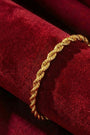 22K Gold Rope Men's Bracelet