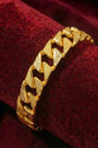 22K Gold Cuban Link Designer Men's Bracelet