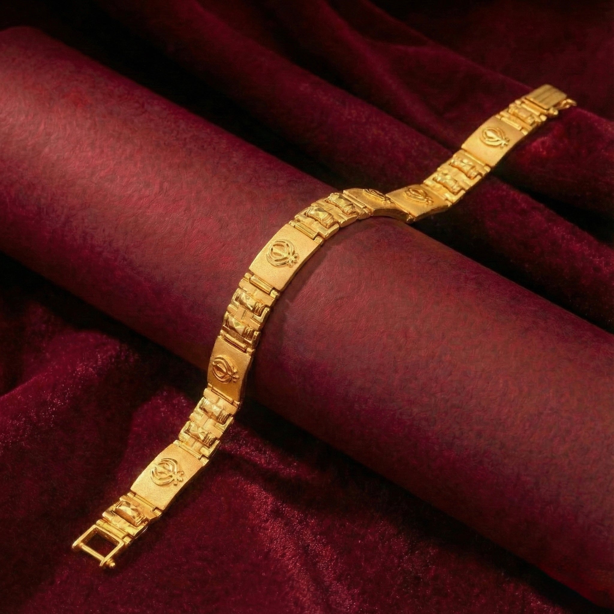 22K Gold Designer Men's Bracelet