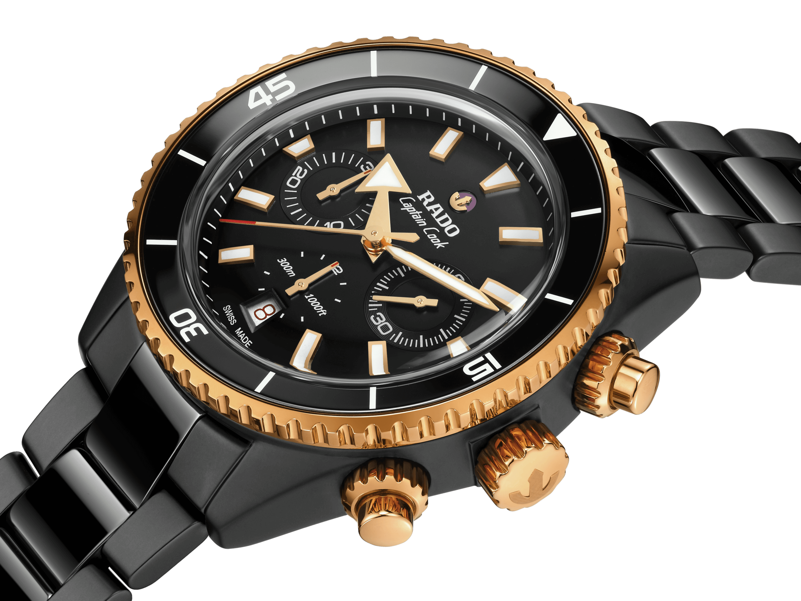 Captain Cook High-tech Ceramic Automatic Chronograph