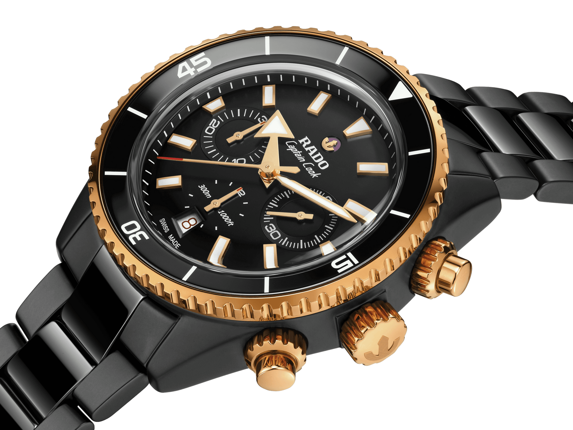 Captain Cook High-tech Ceramic Automatic Chronograph