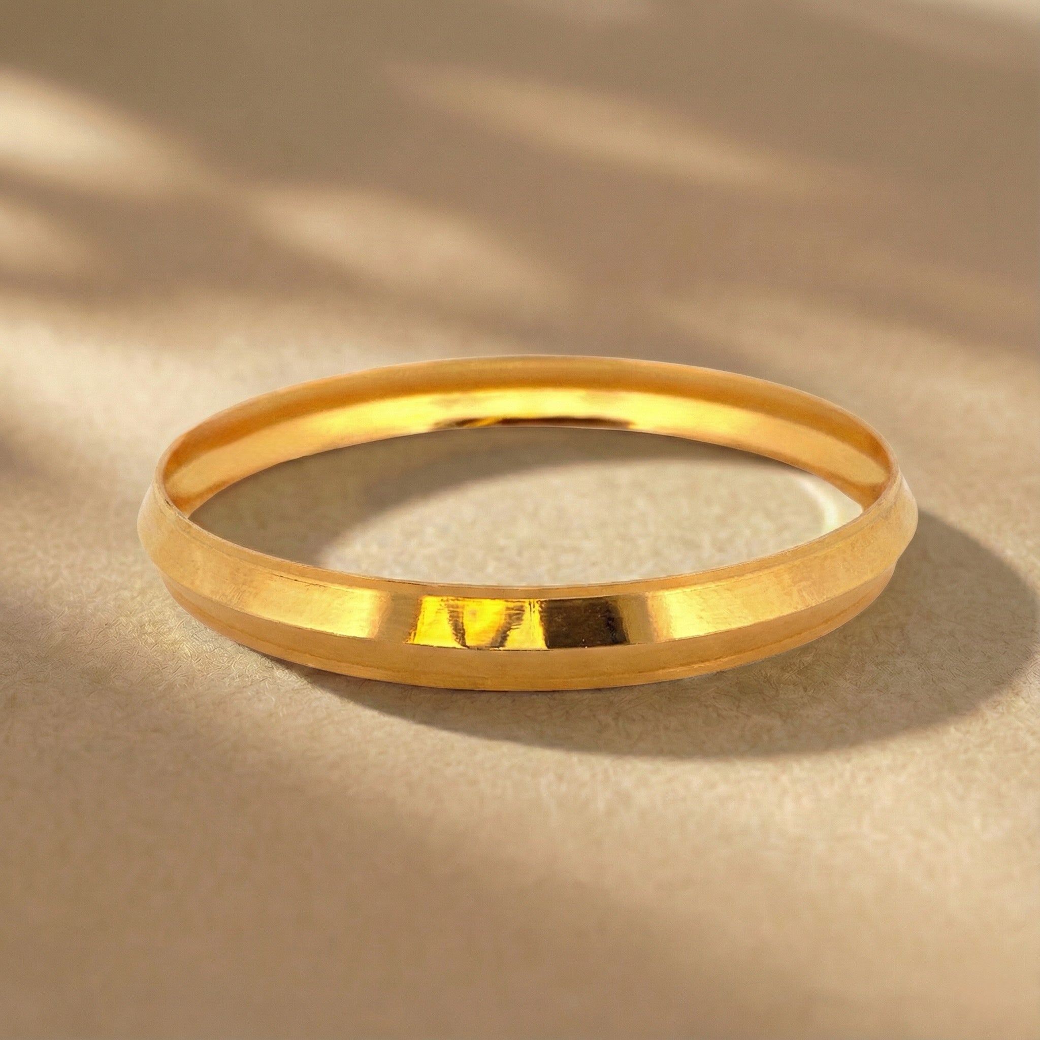 22K Gold Designer Men's Kara