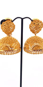 22K Gold Designer Jhumka Earrings