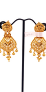 22K Gold Designer Hanging Earrings