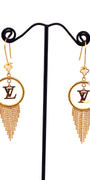 22K Gold Designer Hanging Earrings