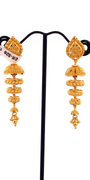 22K Gold Designer Hanging Earrings