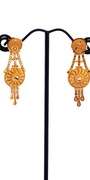 22K Gold Designer Hanging Earrings