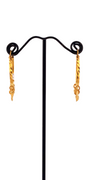 22K Gold Designer Hoop Earrings