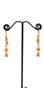 22K Gold Designer Hoop Earrings