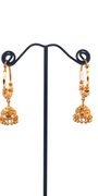 22K Gold Designer Hoop Earrings