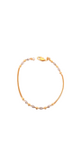 22K Gold Two-tone Designer Ladies Bracelet