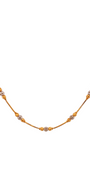32'' 22K Gold Two-tone Bead Designer Chain
