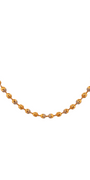 28'' 22K Gold Two-tone Bead Designer Chain