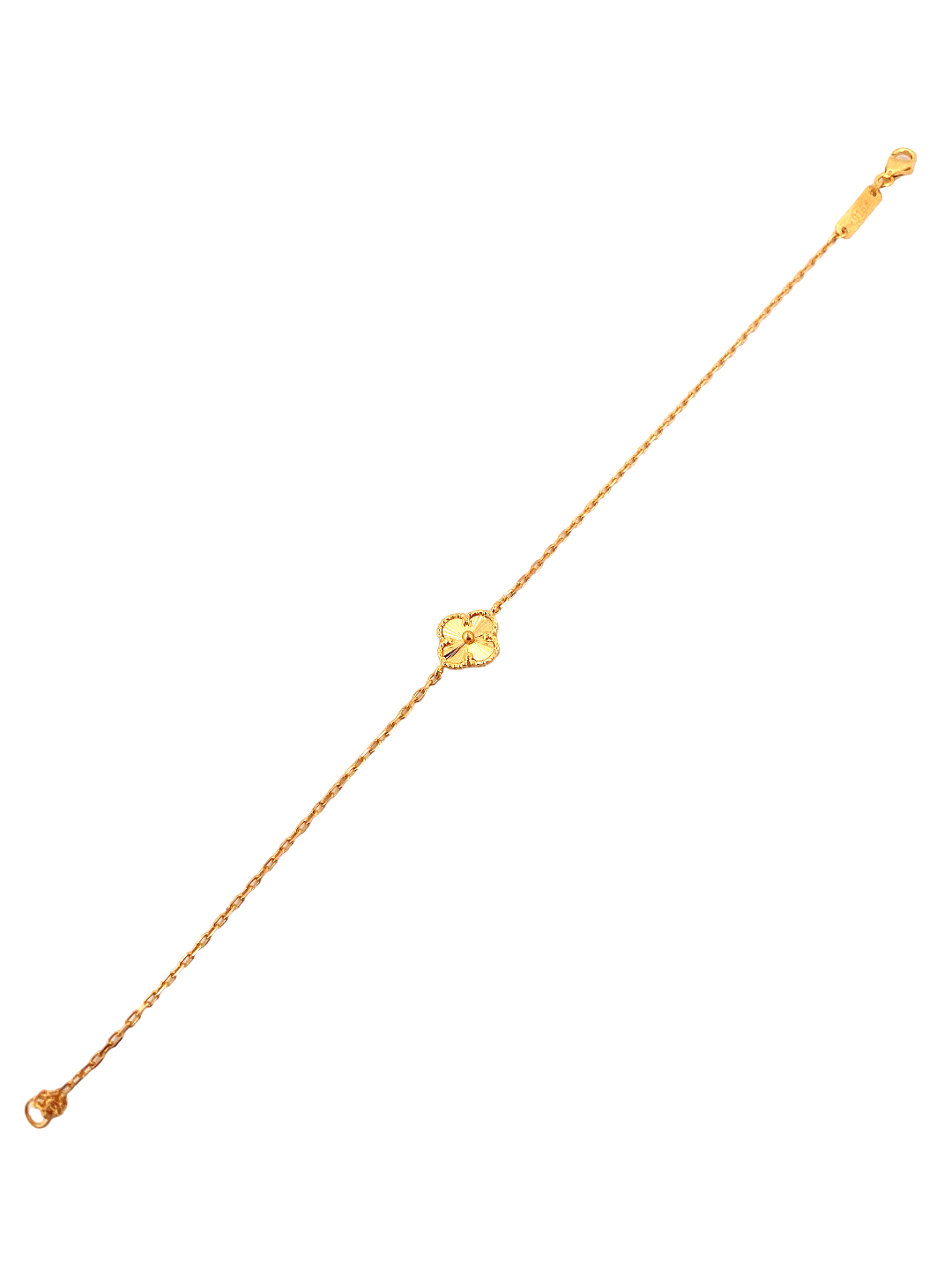 22K Gold Flower Designer Ladies Bracelet