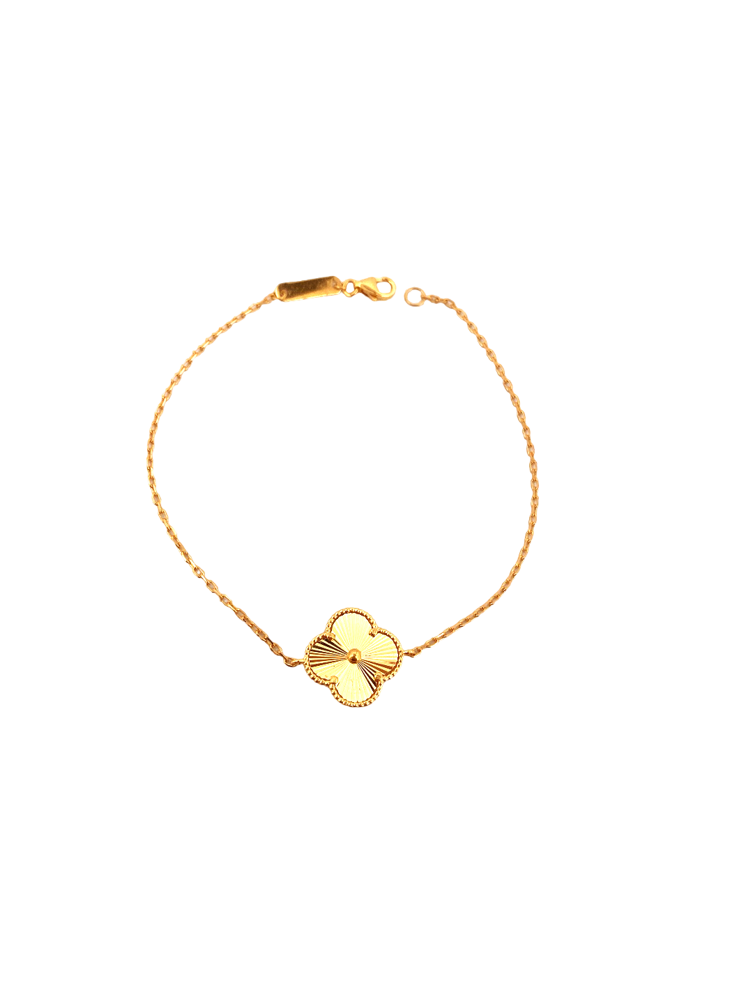 22K Gold Flower Designer Ladies Bracelet