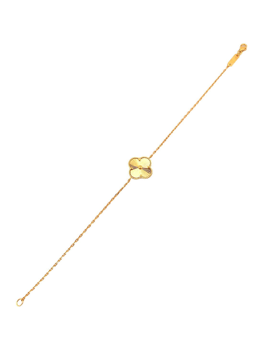 22K Gold Flower Designer Ladies Bracelet