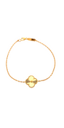 22K Gold Flower Designer Ladies Bracelet