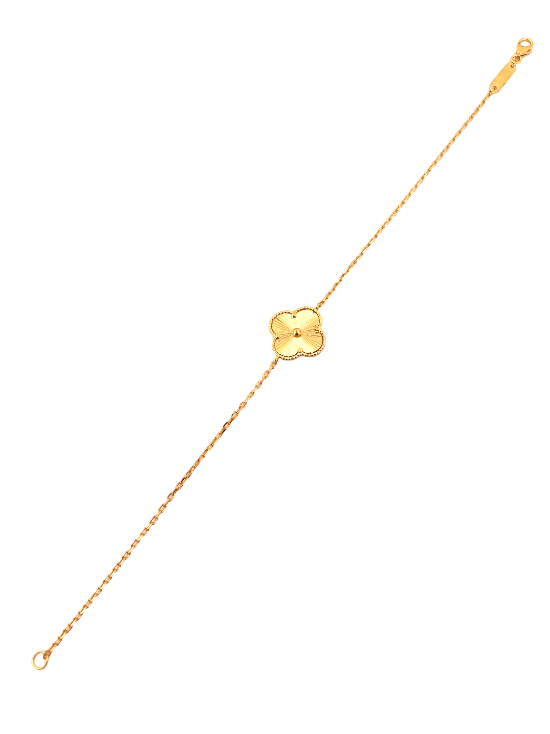 22K Gold Flower Designer Ladies Bracelet