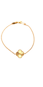 22K Gold Flower Designer Ladies Bracelet