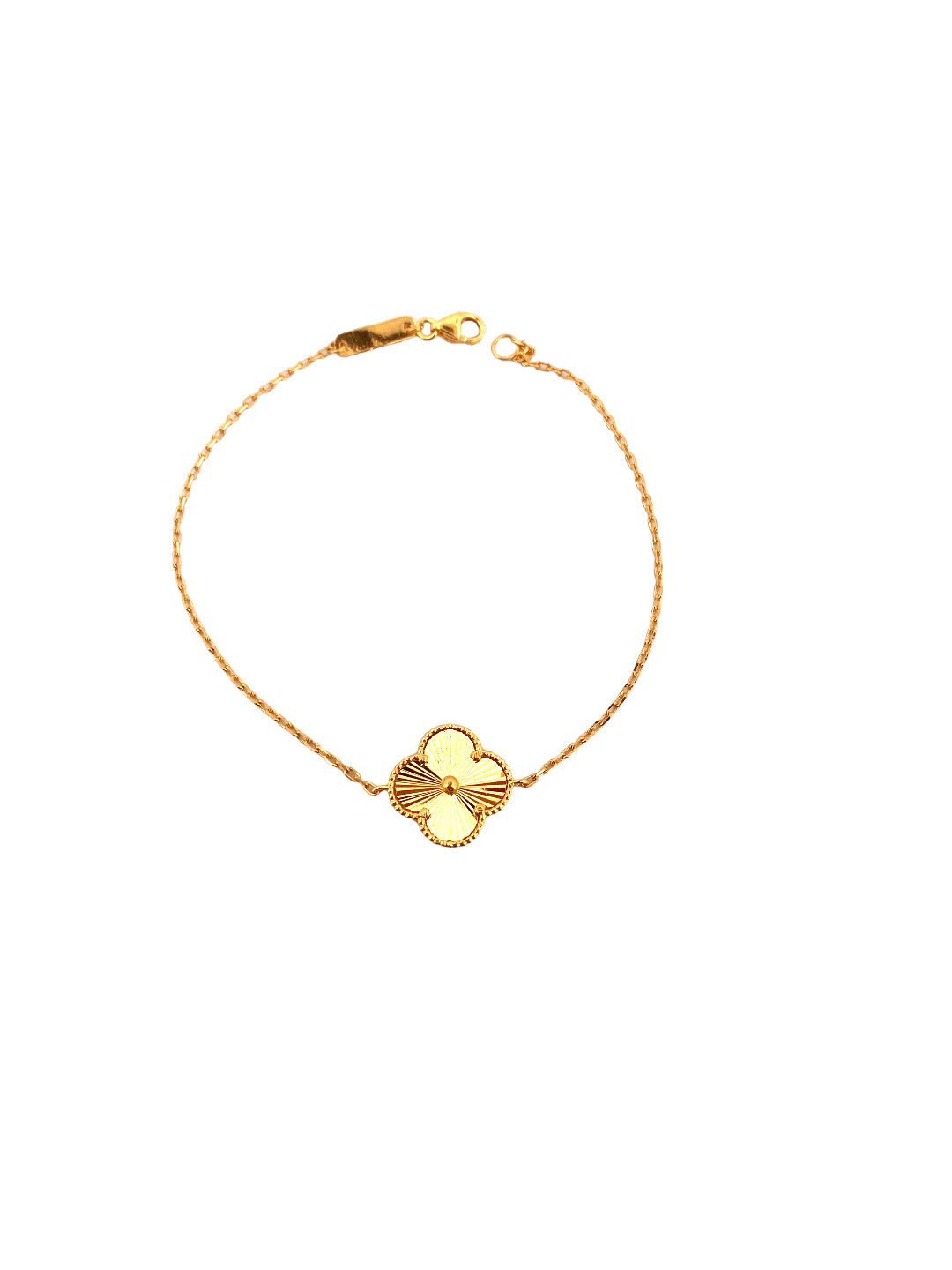 22K Gold Flower Designer Ladies Bracelet