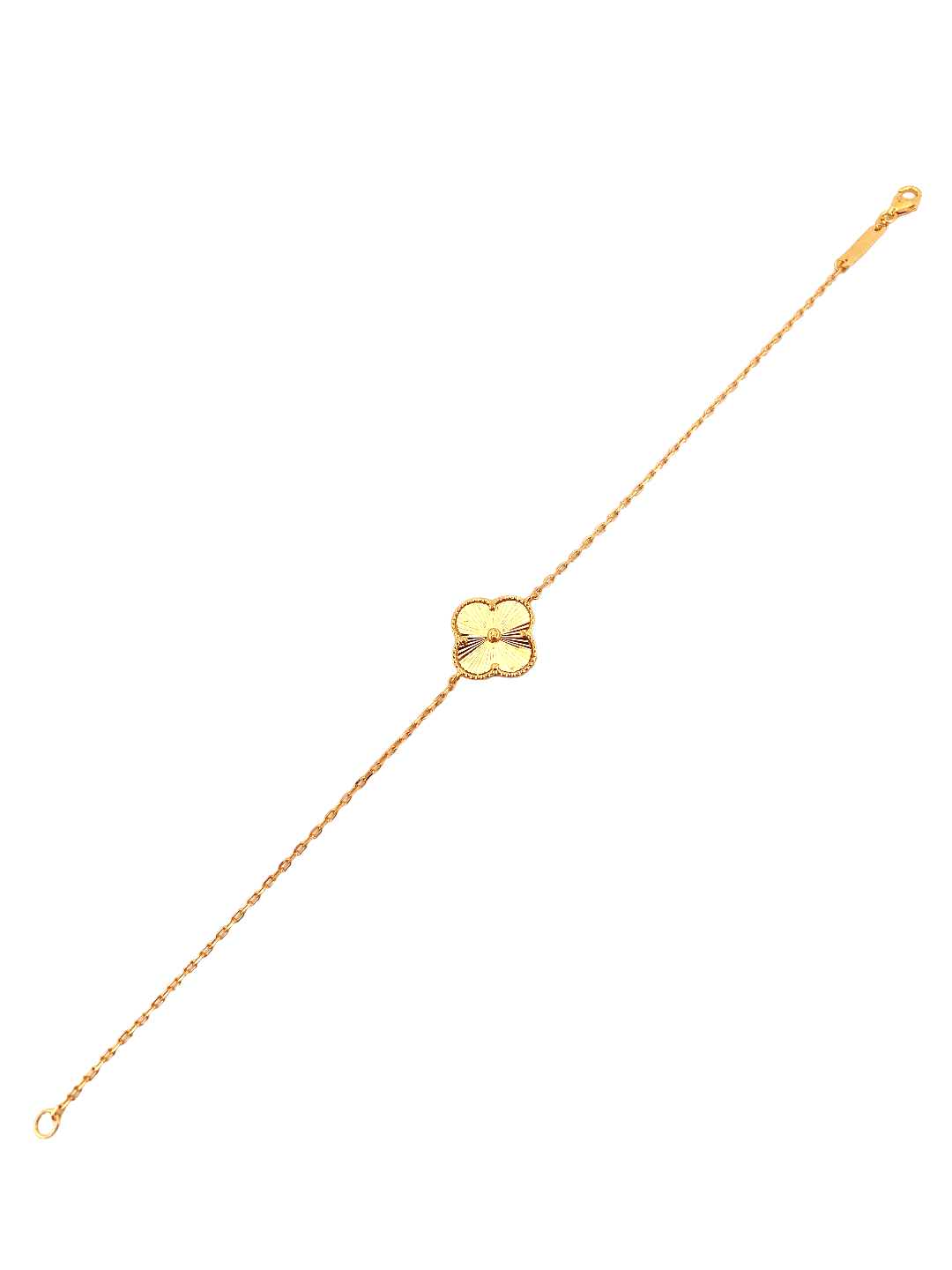 22K Gold Flower Designer Ladies Bracelet