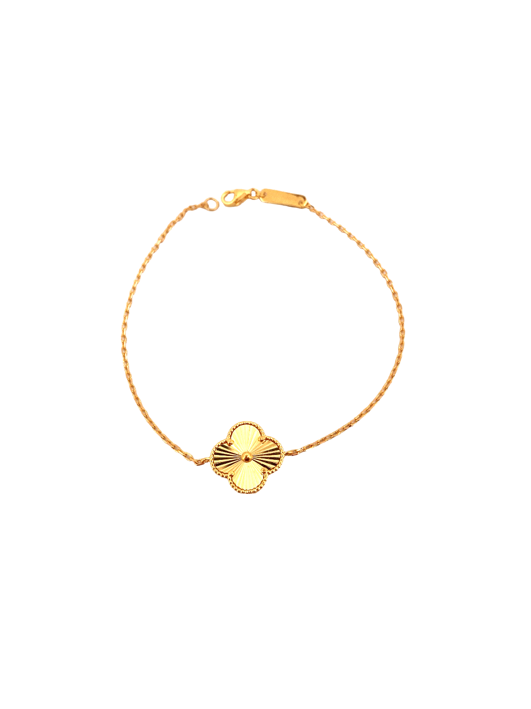 22K Gold Flower Designer Ladies Bracelet