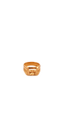 22K Gold Laser Cut Designer Men's Ring