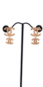 22K Gold CZ Designer Hanging Earrings