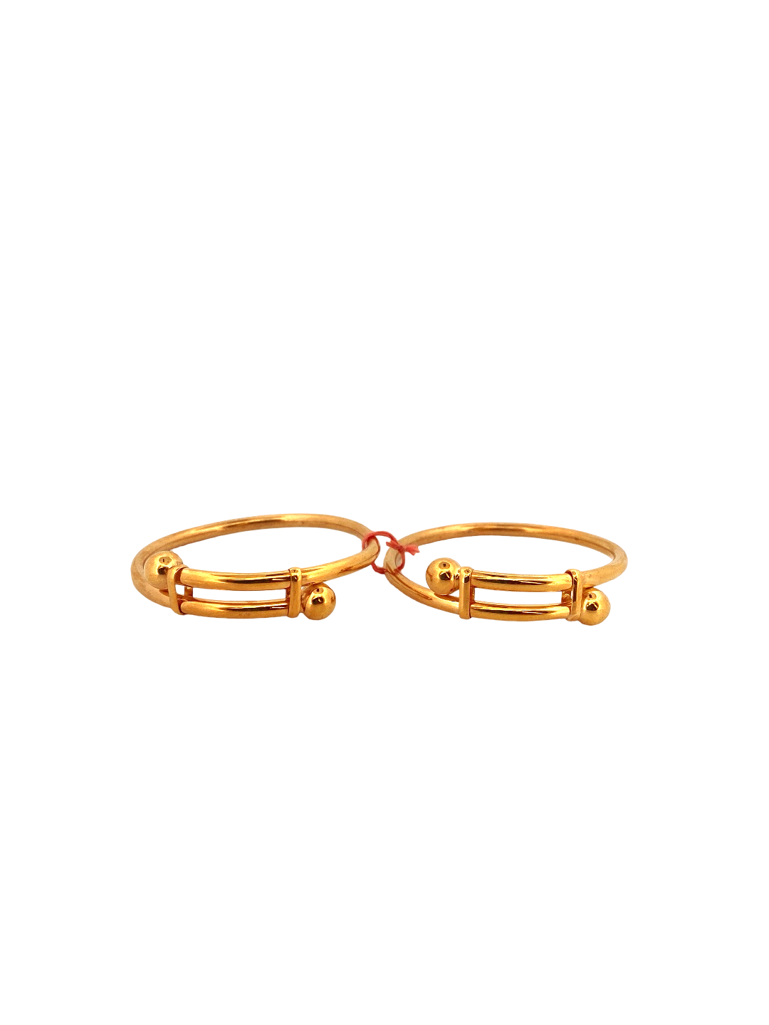 22K Gold 2 Pieces Set Of Baby Bangle