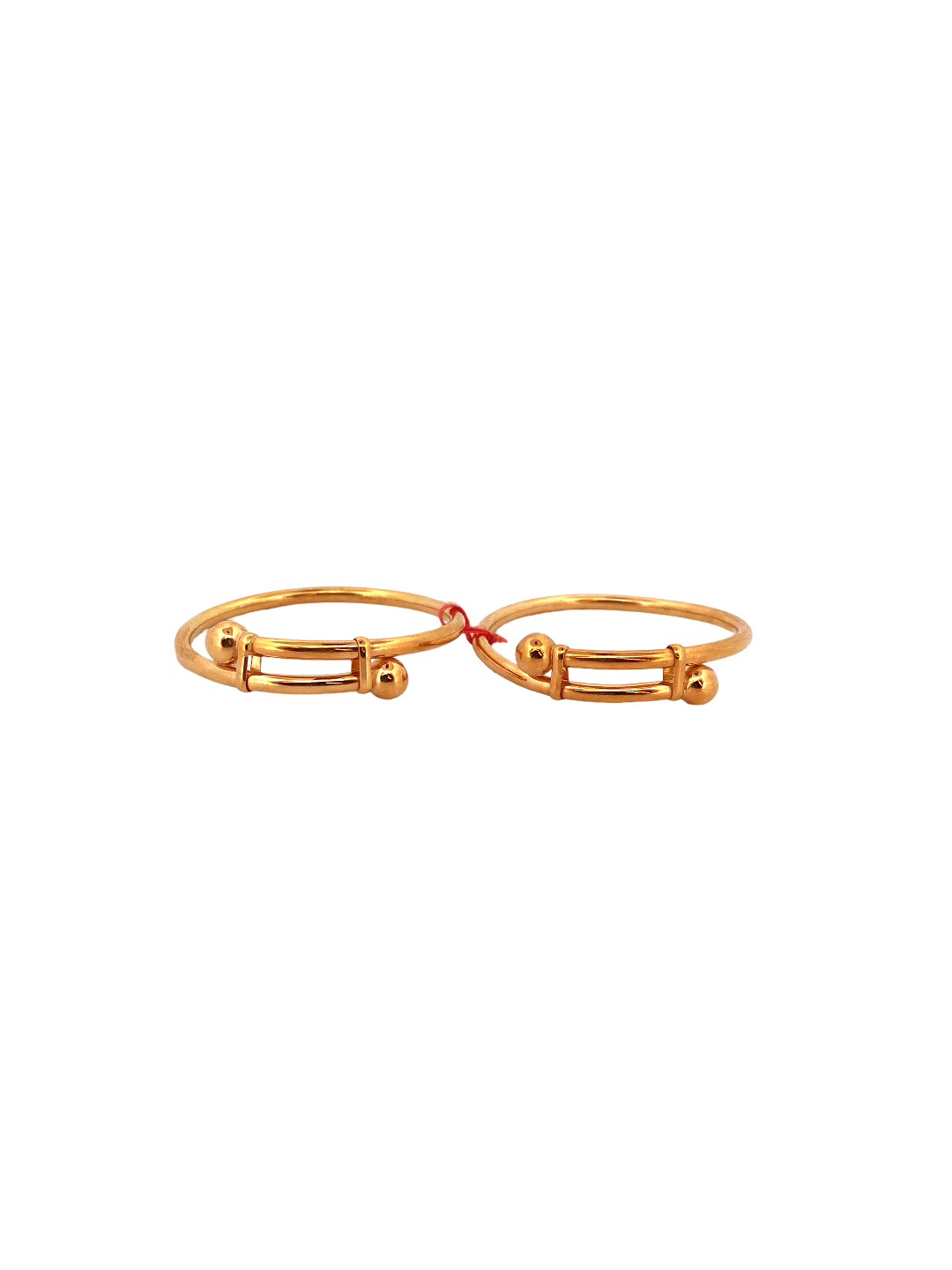 22K Gold 2 Pieces Set Of Baby Bangle