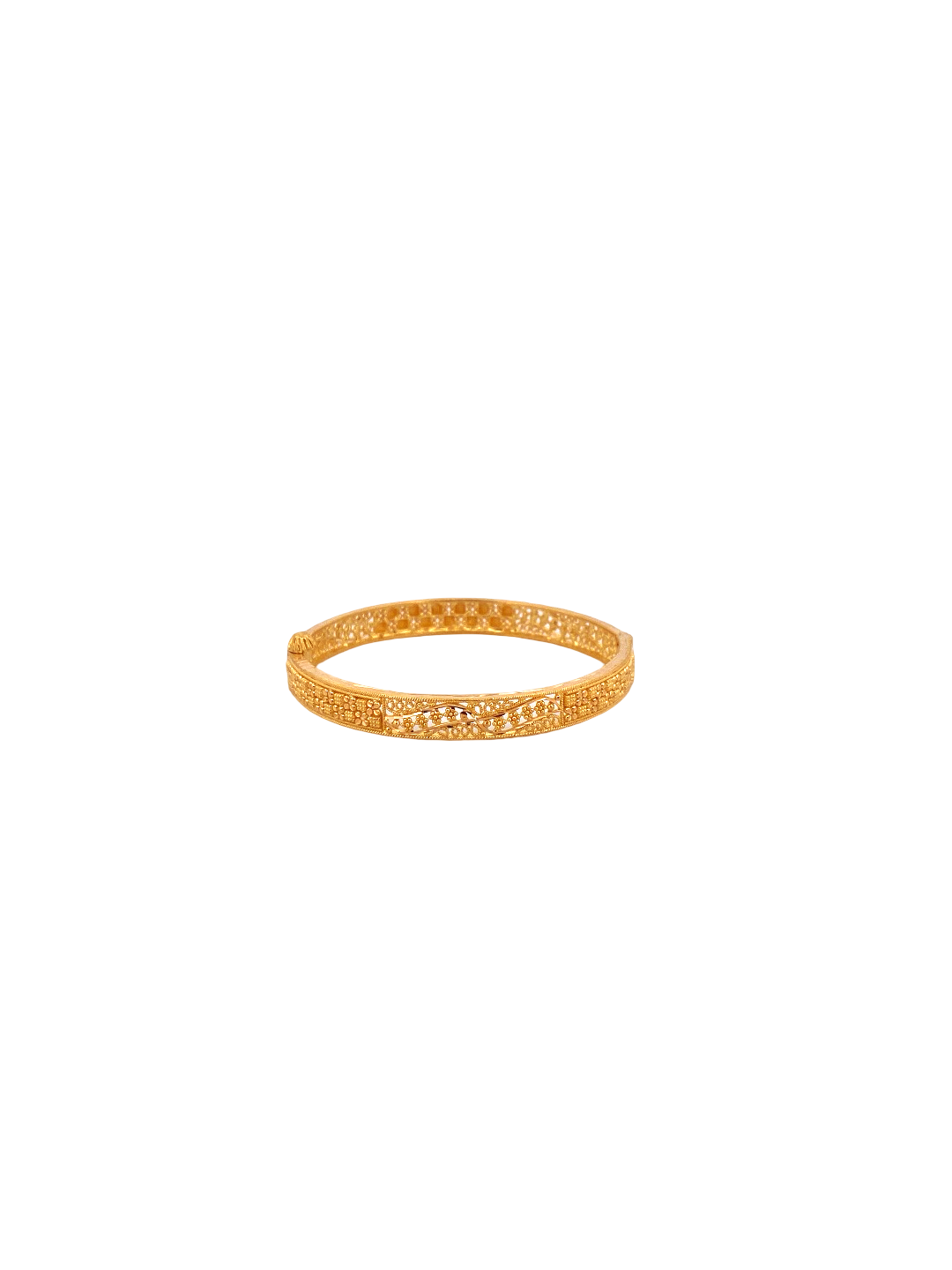 22K Gold Designer Baby Bangle