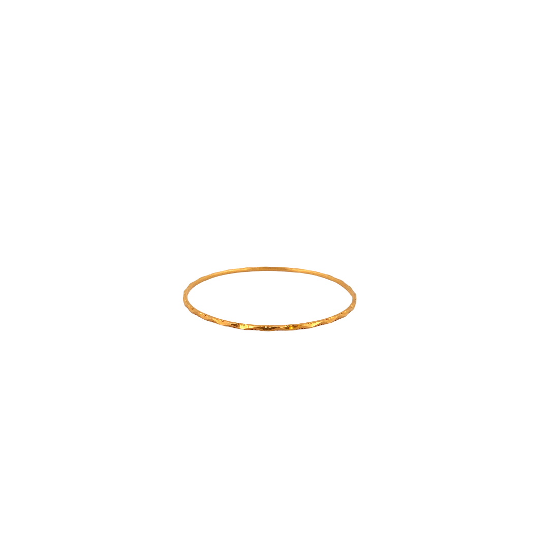 22K Gold Designer Baby Bangle