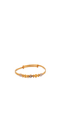 22K Gold Two-tone  Designer Baby Bangle