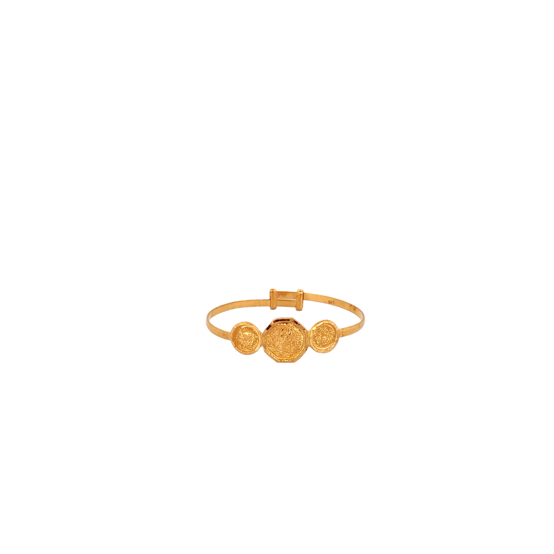 22K Gold Designer Baby Bangle