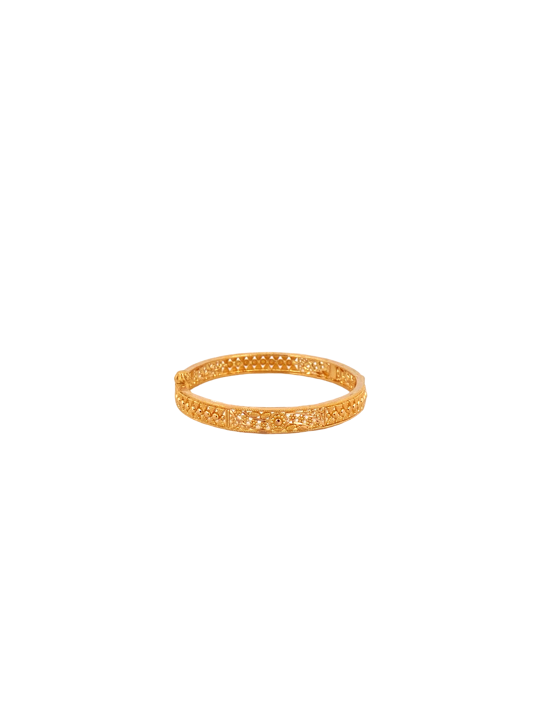 22K Gold Designer Baby Bangle
