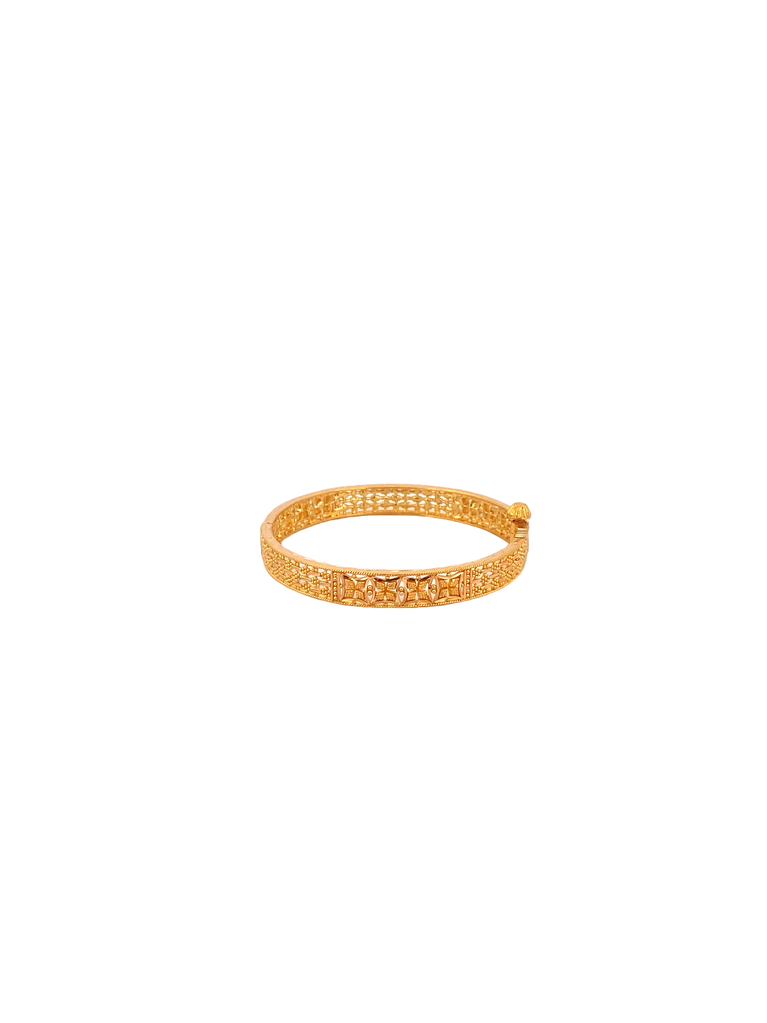 22K Gold Designer Baby Bangle