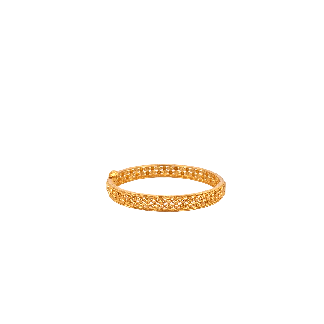 22K Gold Designer Baby Bangle