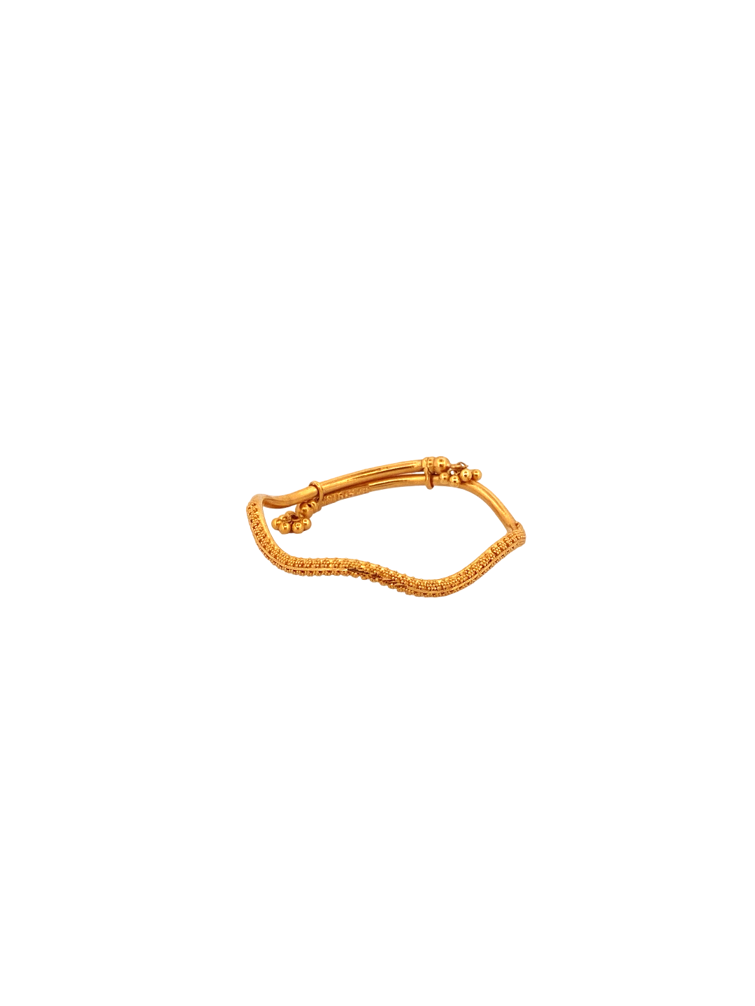 22K Gold Designer Baby Bangle