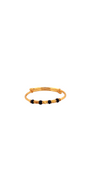 22K Gold Black Beads Designer Baby Bangle