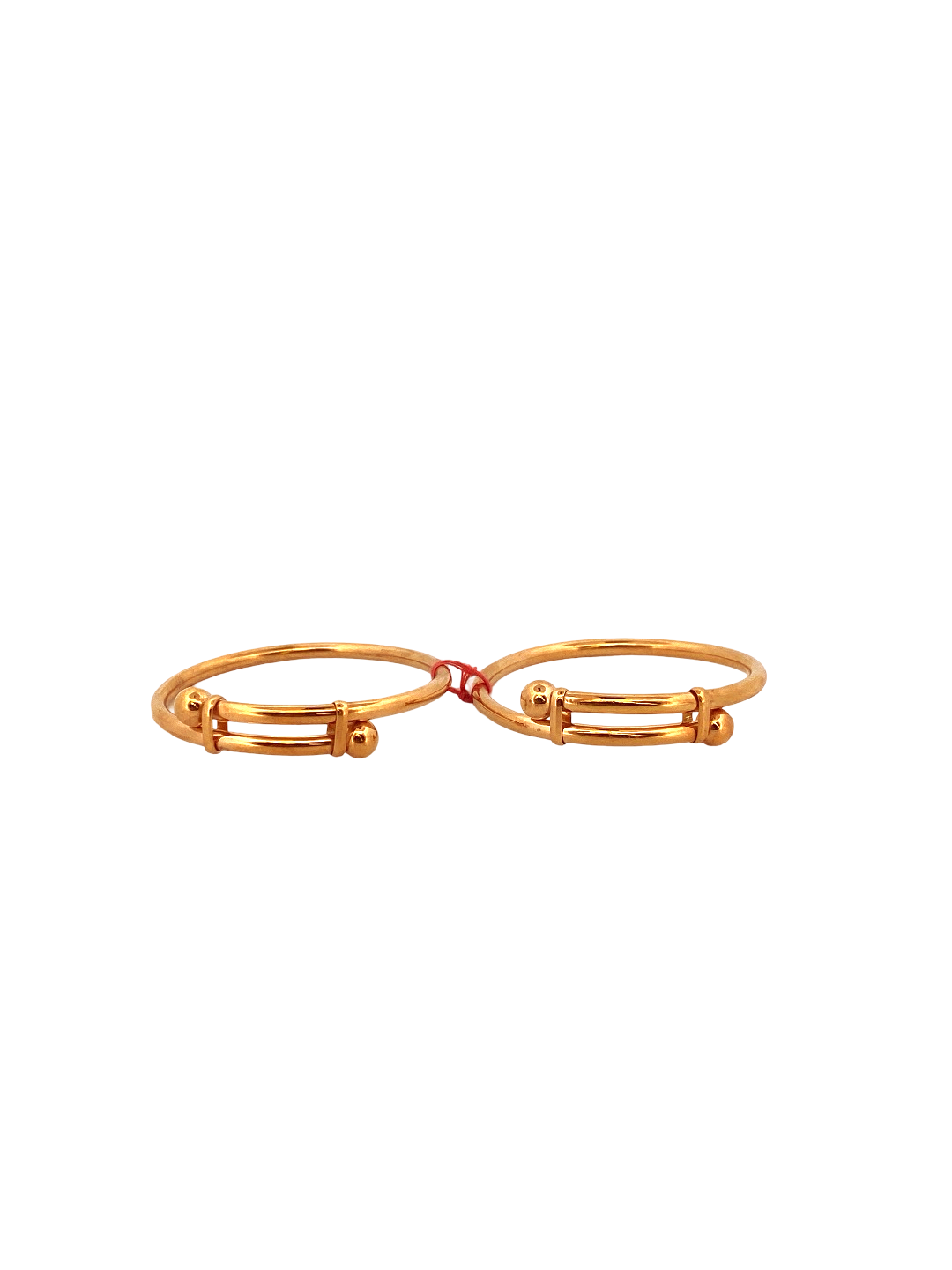 22K Gold Designer 2 Pieces set Of Baby Bangle