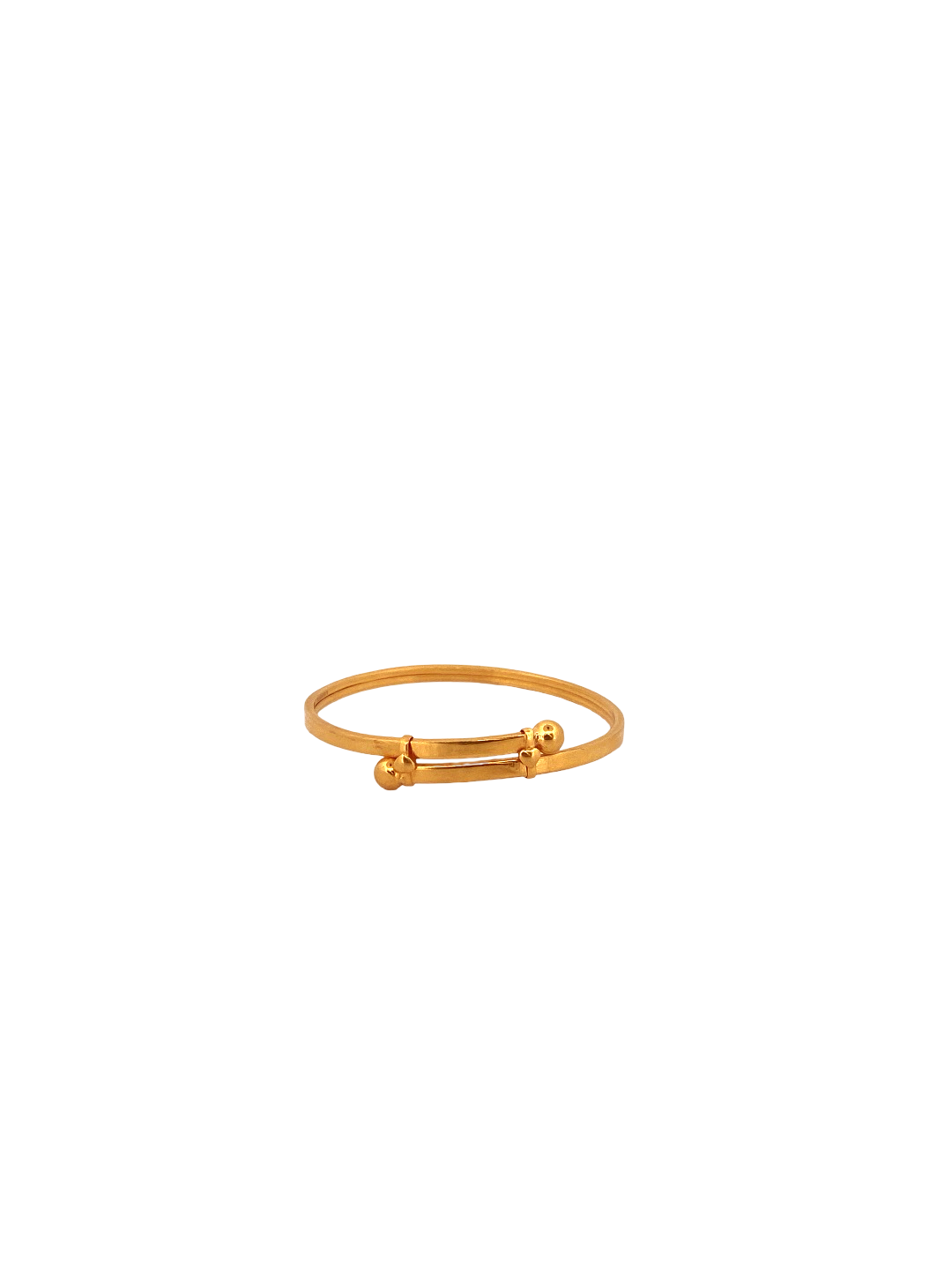 22K Gold Designer Baby Bangle