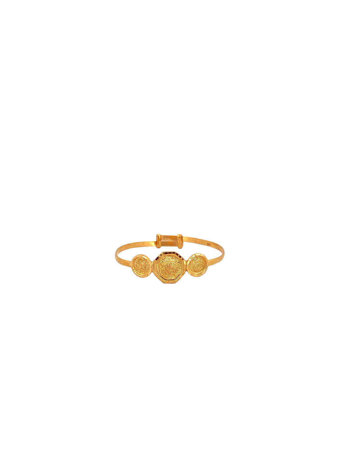22K Gold Designer Baby Bangle