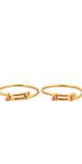 22K Gold Designer 2 Pieces Set Of Baby Bangle